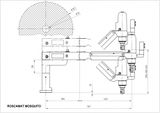 Elektrický závitorez MOSQUITO 300/600 V (vertikal)