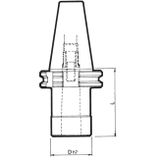 DIN 69871-A redukčné puzdro pre nástroje s Morse kužeľom DIN 228-A